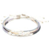 Armbänder mit kleinen Süßwasserperlen umrahmt von bunten und goldenen Miyuki Perlen