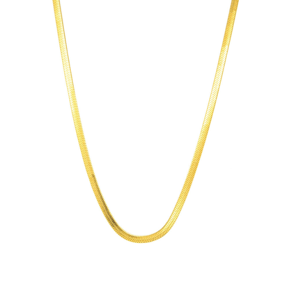 Schlangenkette in Gold