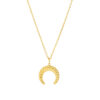 Goldene Gliederkette mit Mondanhänger