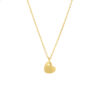 Goldene Gliederkette mit Herz Charm