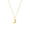 Goldene Gliederkette mit Mondanhänger