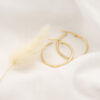 Goldene Hoops groß