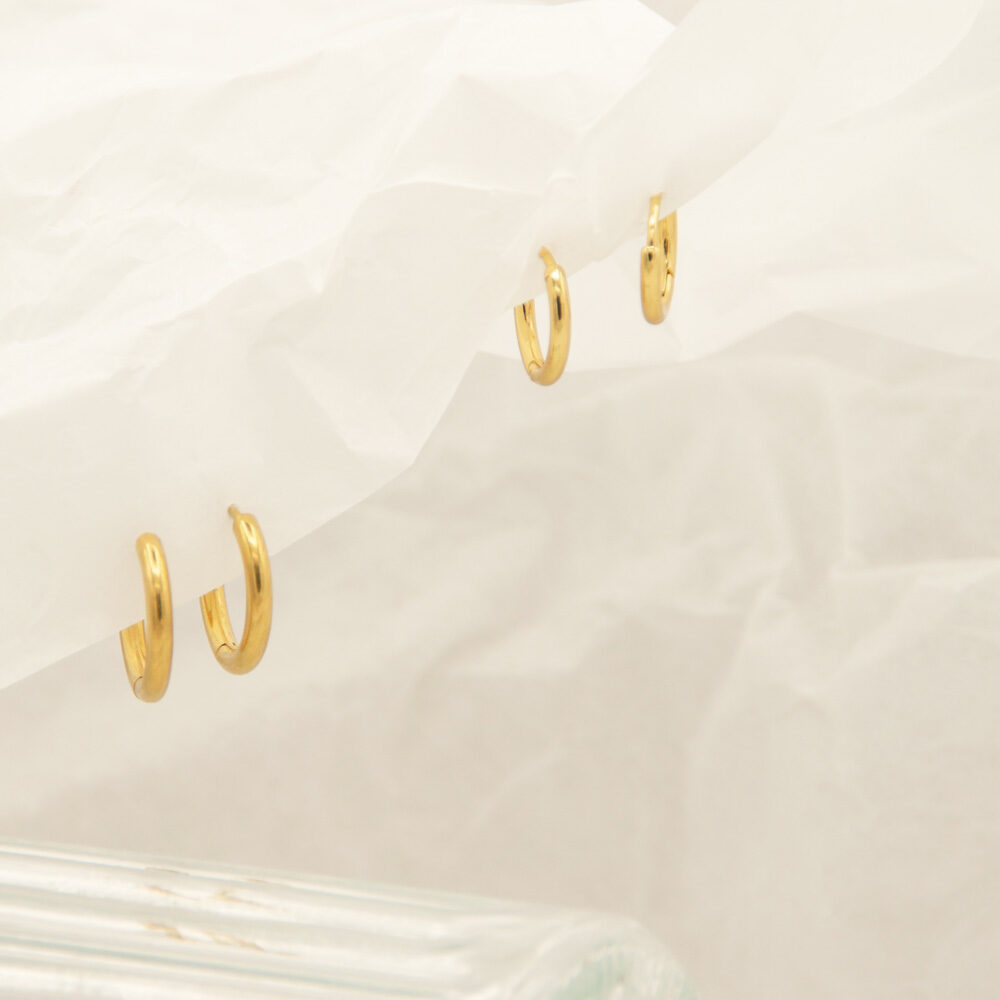 Kleine goldene Hoops