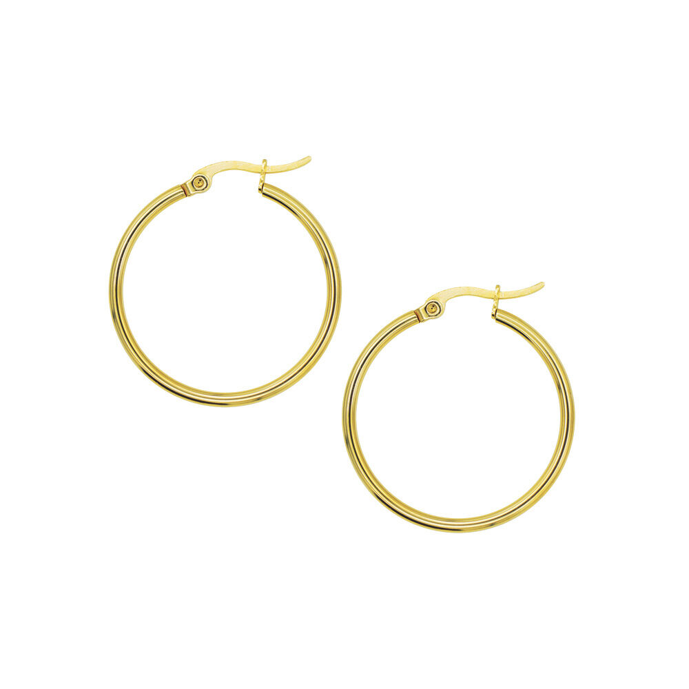Goldene Hoops groß