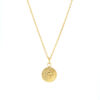 Goldene Gliederkette mit Sonnenanhänger