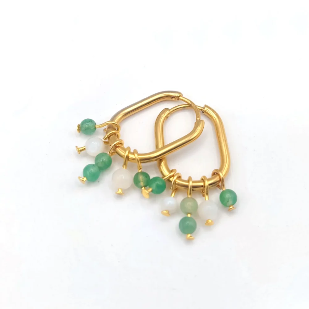 Classy Hoops Aventurin – Bild 3