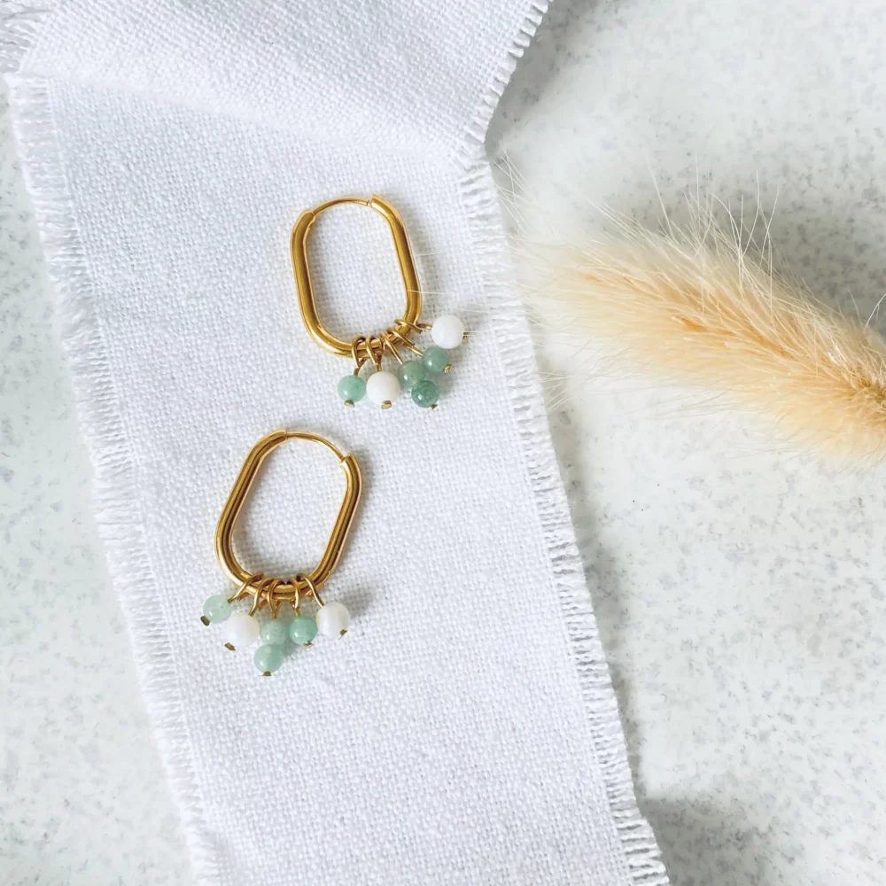 Classy Hoops Aventurin – Bild 4