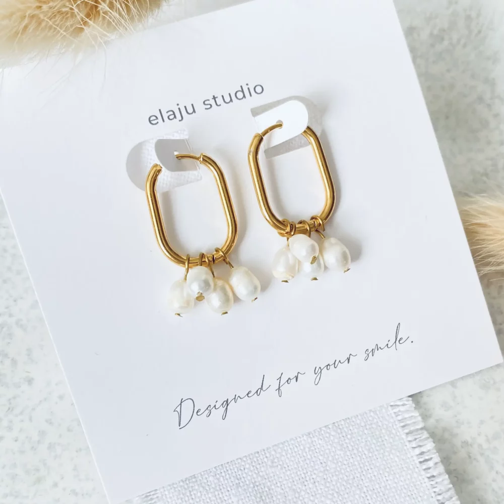 Classy Hoops Pearls – Bild 3