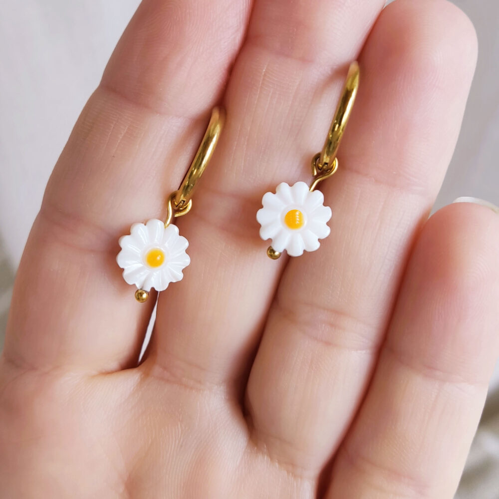 Daisy Hoops small – Bild 3