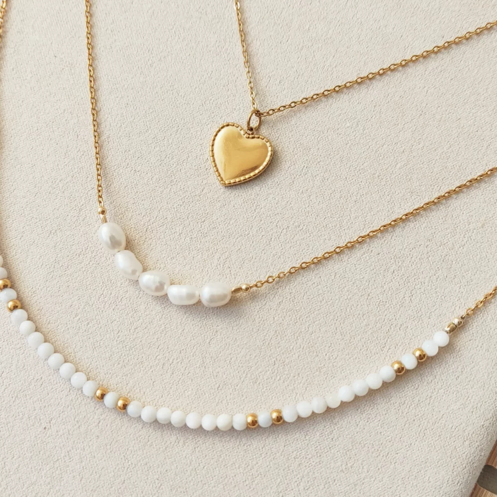 White Shell Mini Necklace – Bild 3