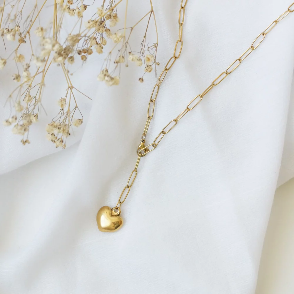 Linked Heart Necklace – Bild 3