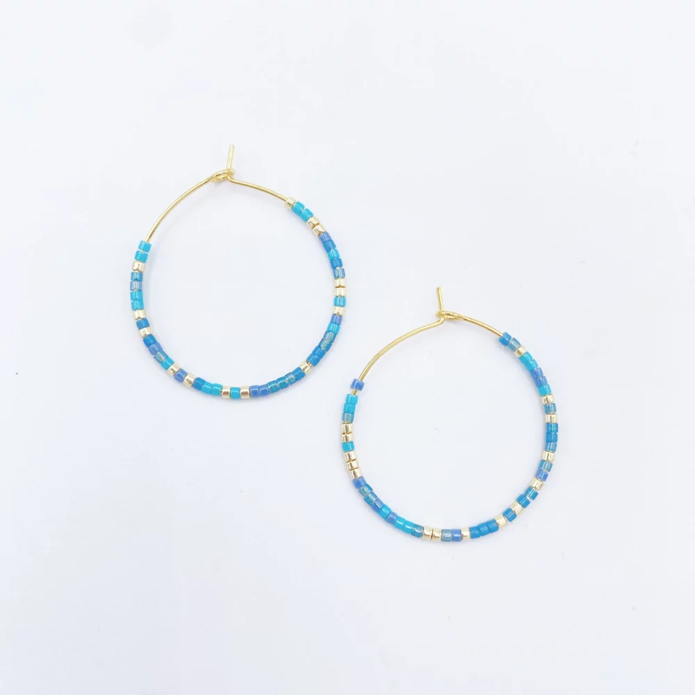 Ohrringe Blue Mix – Bild 3