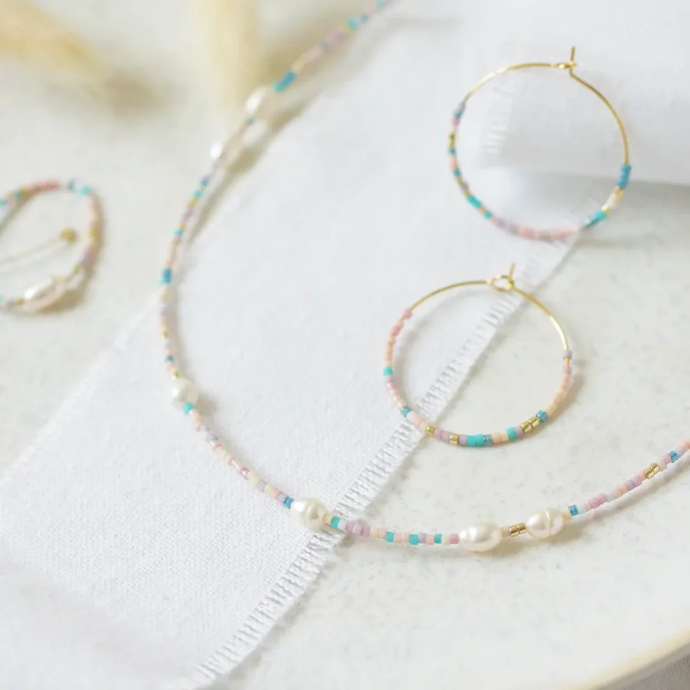 Pastel Pearl Necklace – Bild 7