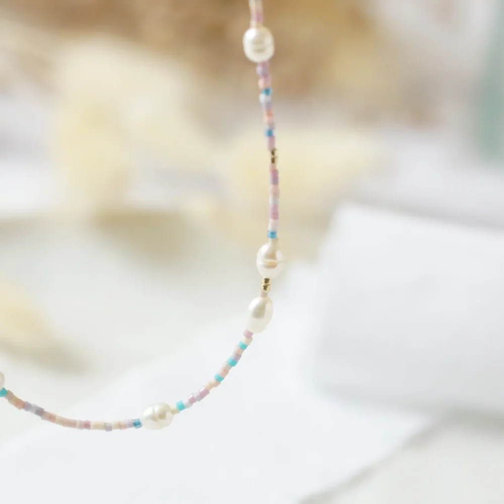 Pastel Pearl Necklace – Bild 5