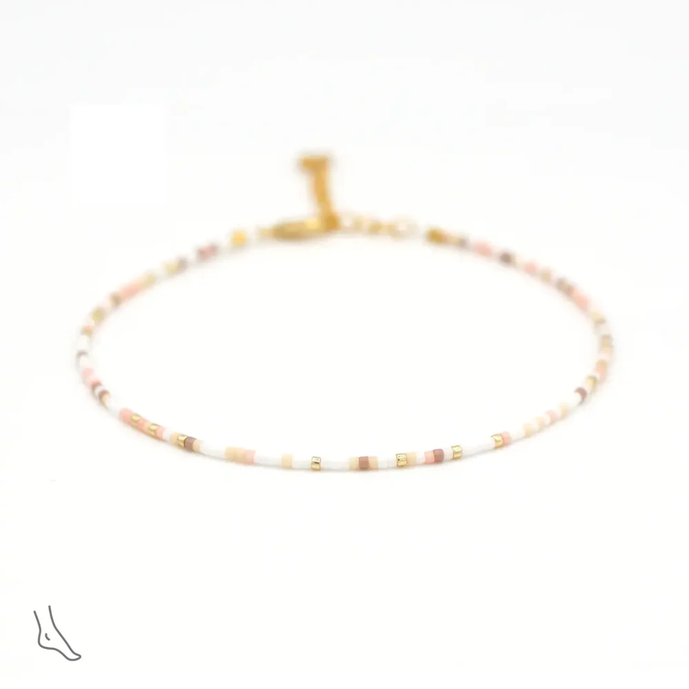 Pink Mix Anklet