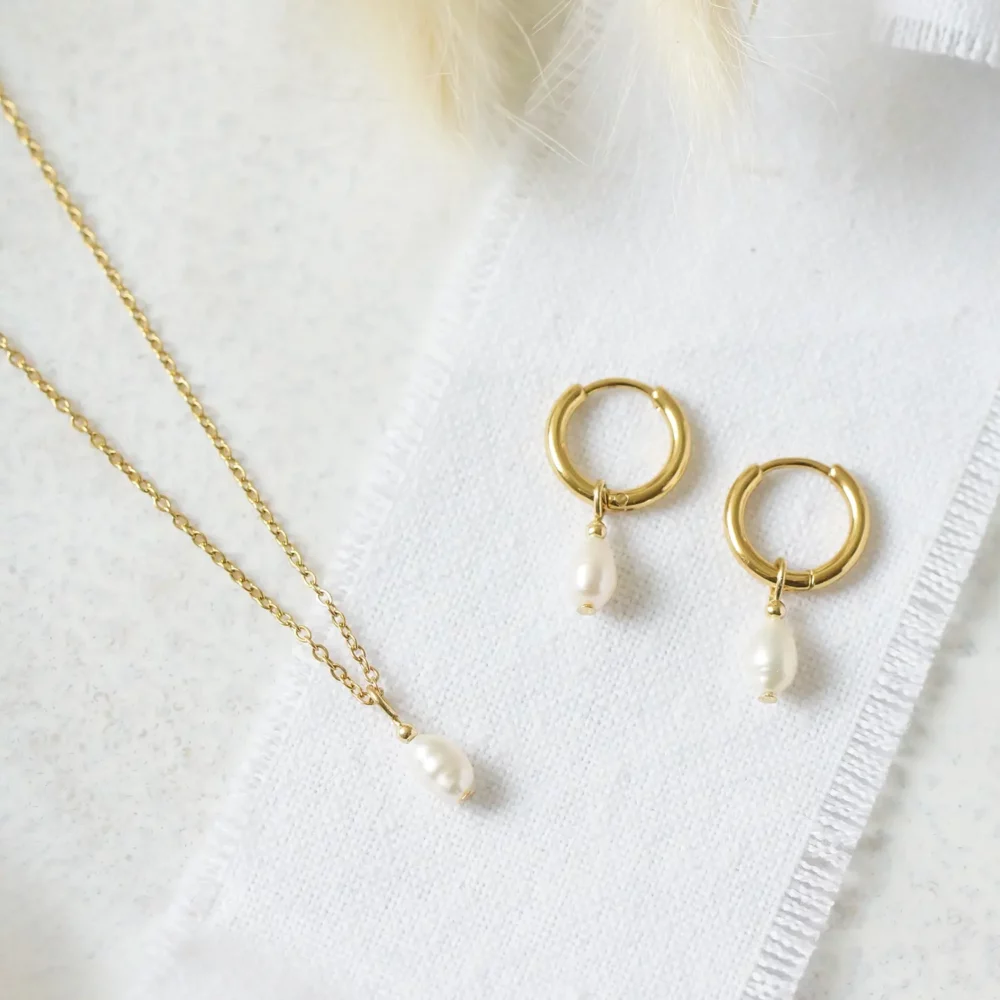 Tiny Pearl Necklace – Bild 4
