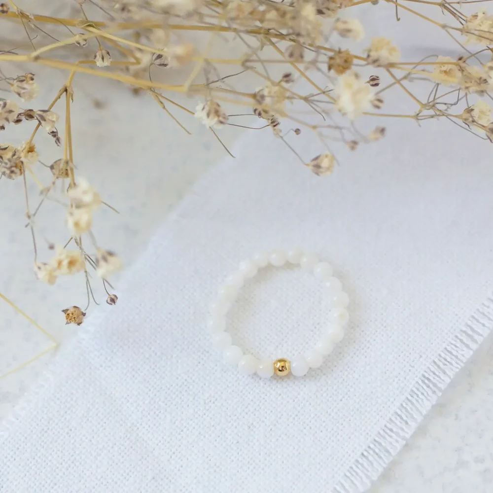 White Shell Ring